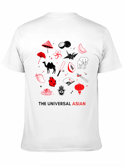 The Universal Asian Graphic Tee - Black Cotton