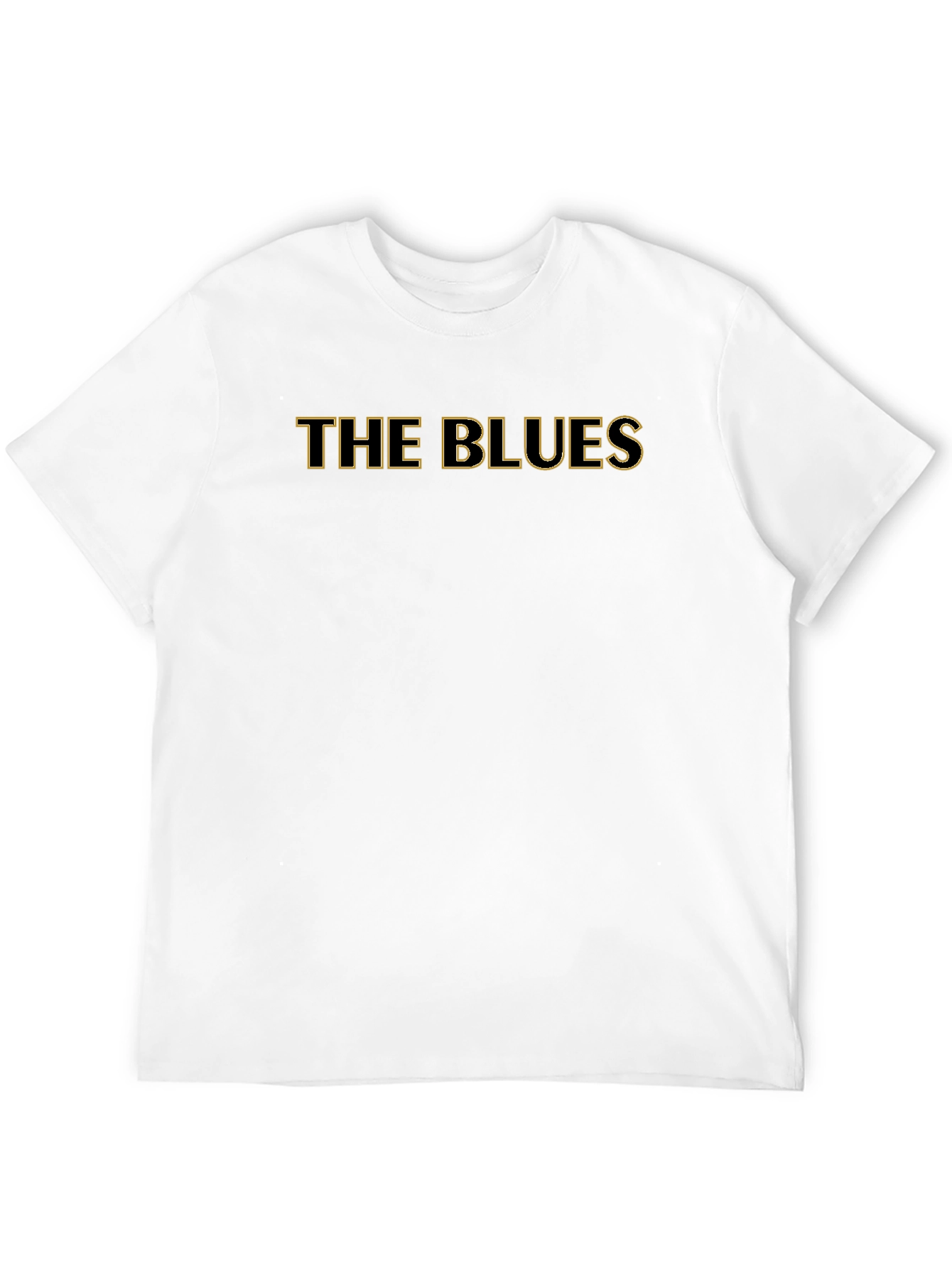 The Blues Graphic Tee - Classic Black Cotton T-Shirt
