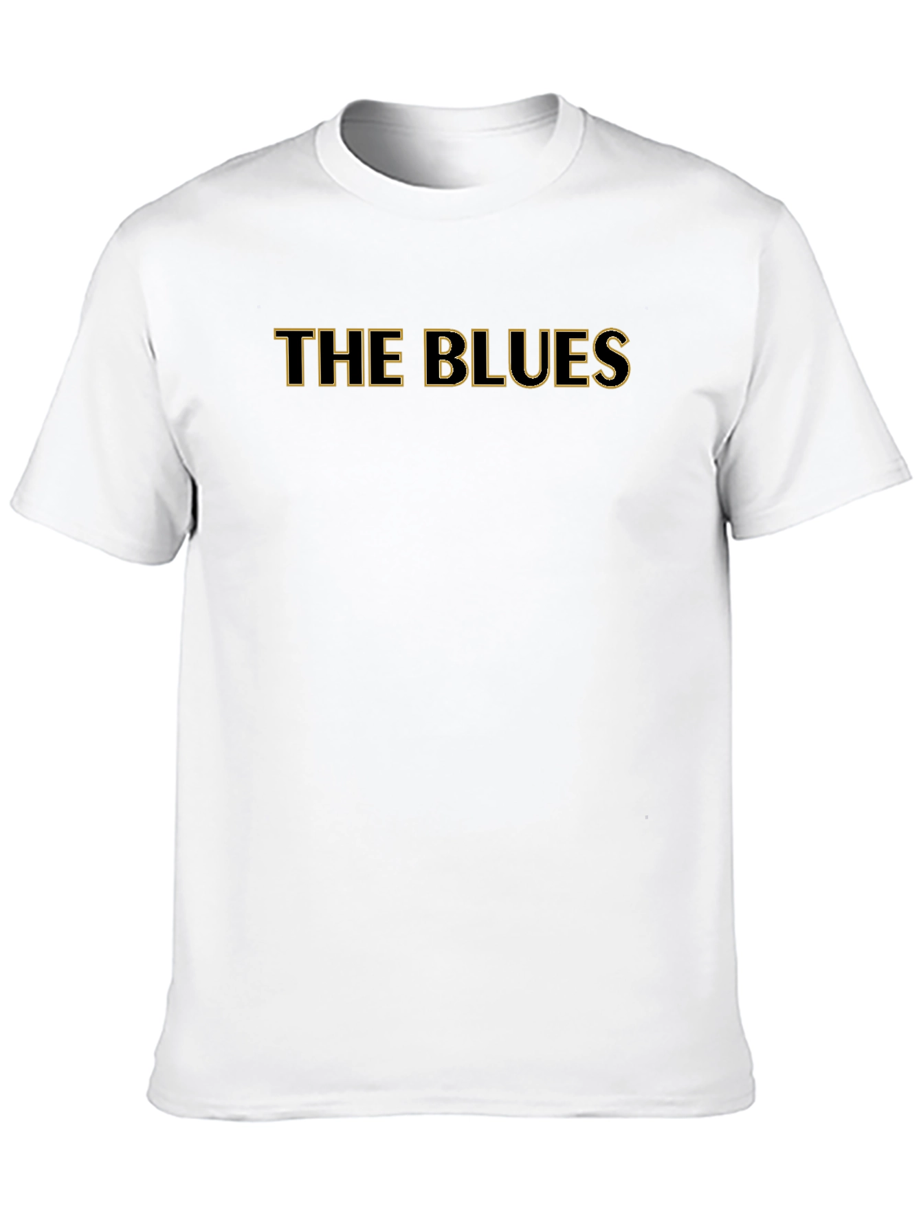 The Blues Graphic Tee - Classic Black Cotton T-Shirt