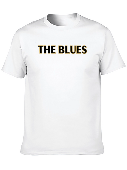 The Blues Graphic Tee - Classic Black Cotton T-Shirt