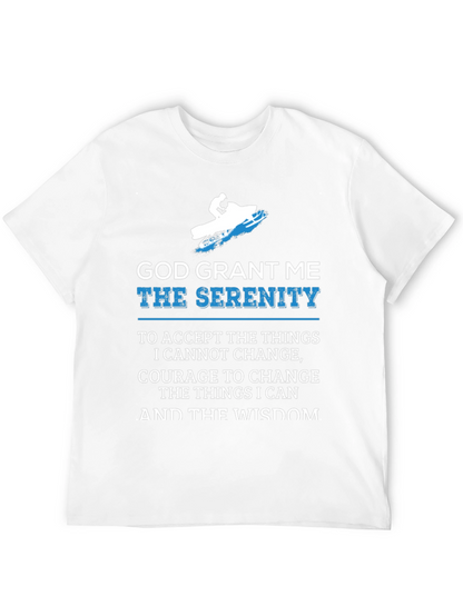 Serenity Prayer Snowmobile Black T-Shirt