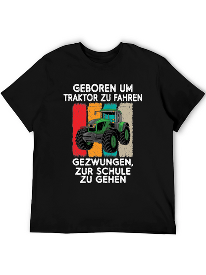 Born to Drive Tractor Graphic T-Shirt