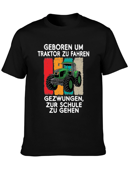 Born to Drive Tractor Graphic T-Shirt