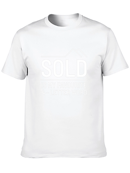 SOLD Realtor T-Shirt Real Estate Agent Tee