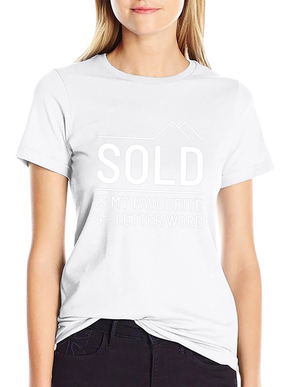 SOLD Realtor T-Shirt Real Estate Agent Tee