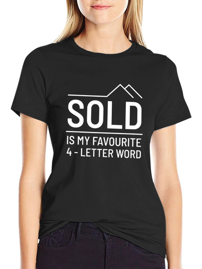 SOLD Realtor T-Shirt Real Estate Agent Tee