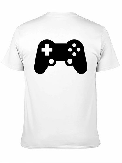 Gamer Controller Graphic T-Shirt - Solid Black Tee