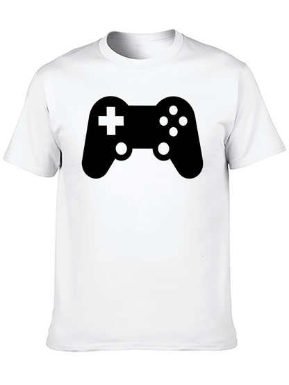 Gamer Controller Graphic T-Shirt - Solid Black Tee