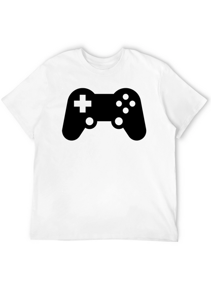 Gamer Controller Graphic T-Shirt - Solid Black Tee