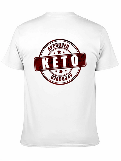 Keto Approved Graphic T-Shirt - Black