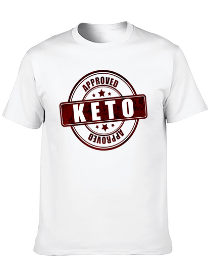 Keto Approved Graphic T-Shirt - Black