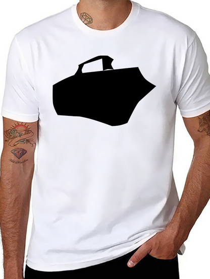 Modern Black Graphic Tee