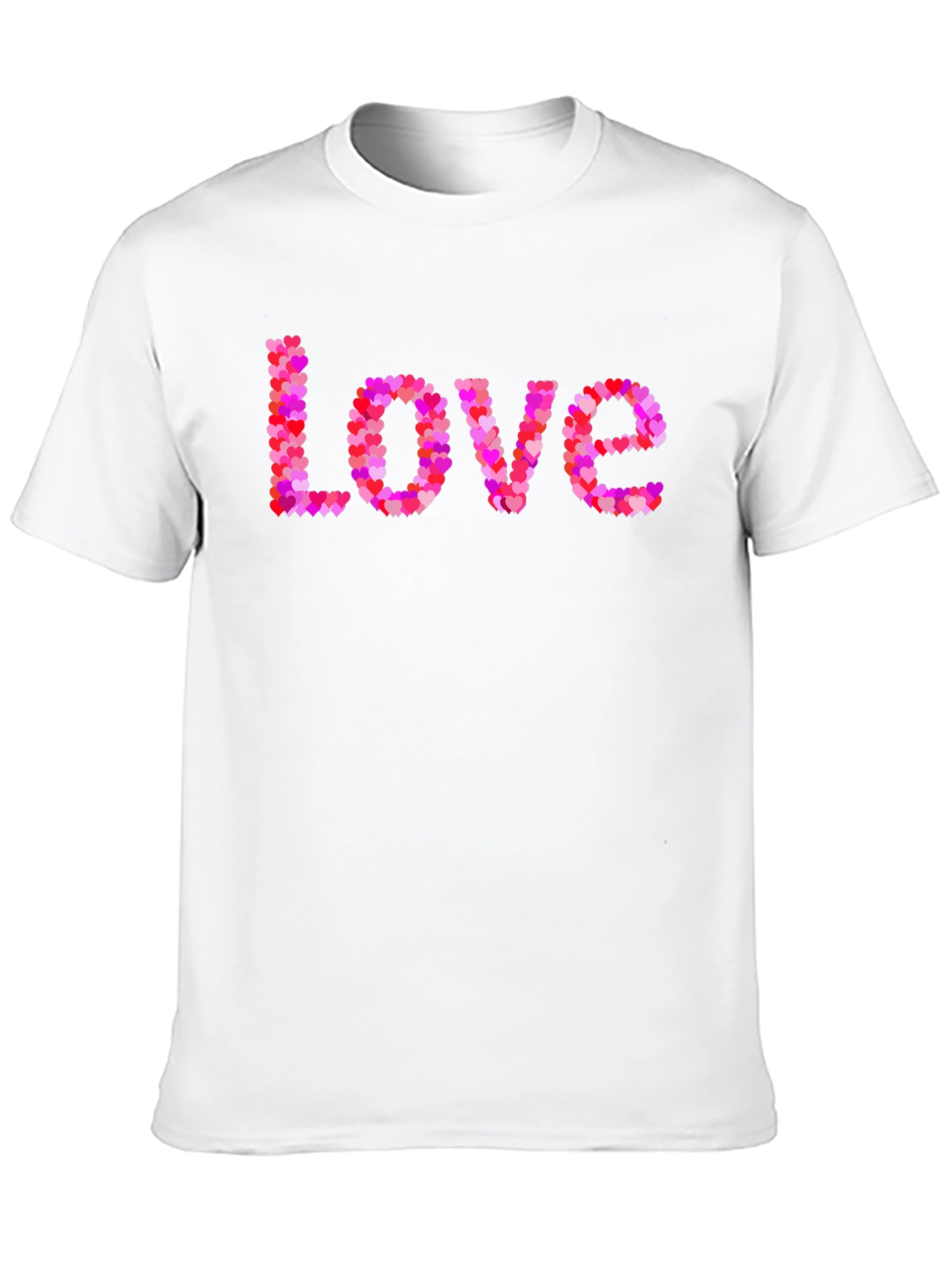 Heart Love Graphic Black T-Shirt