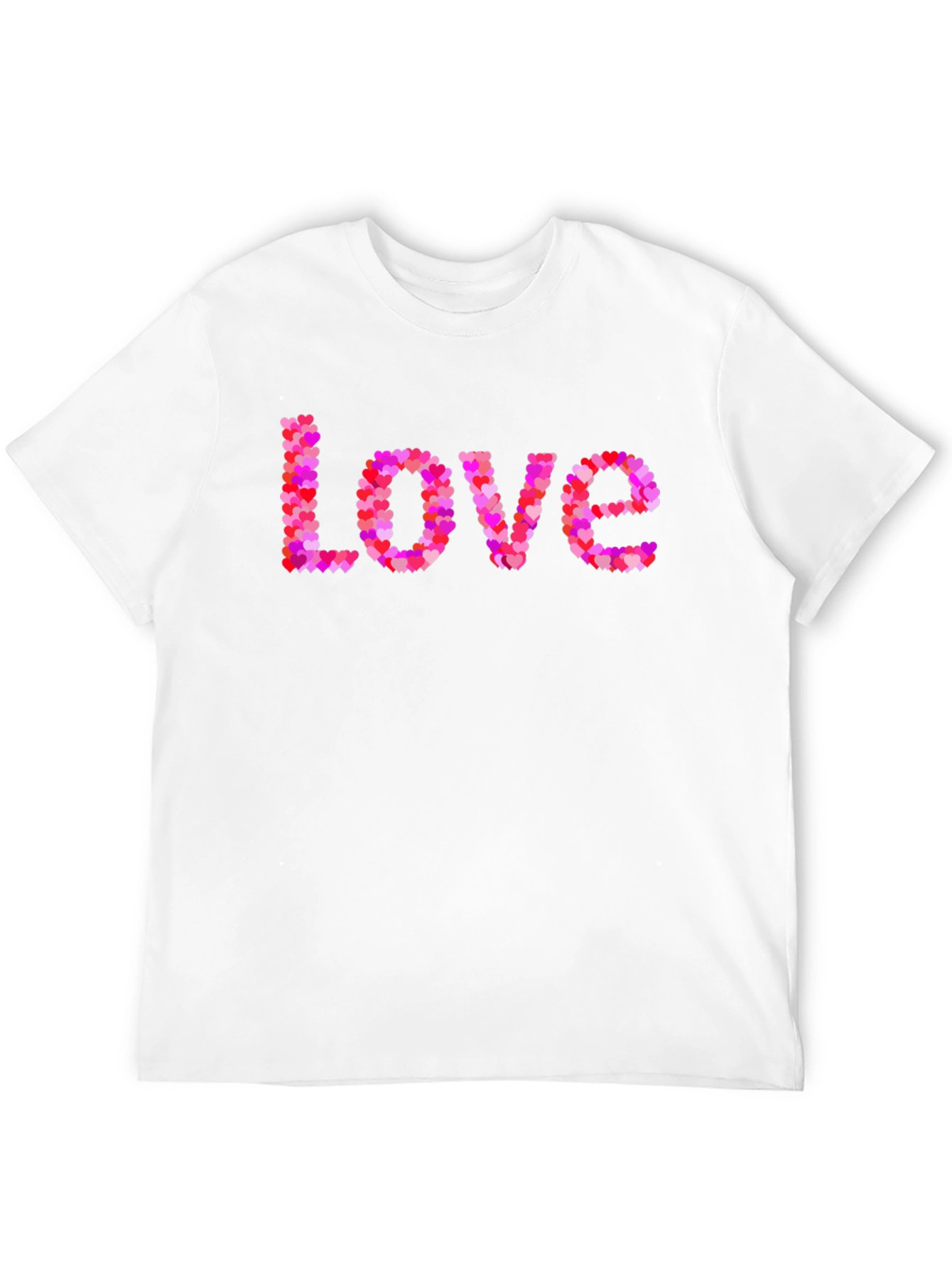 Heart Love Graphic Black T-Shirt