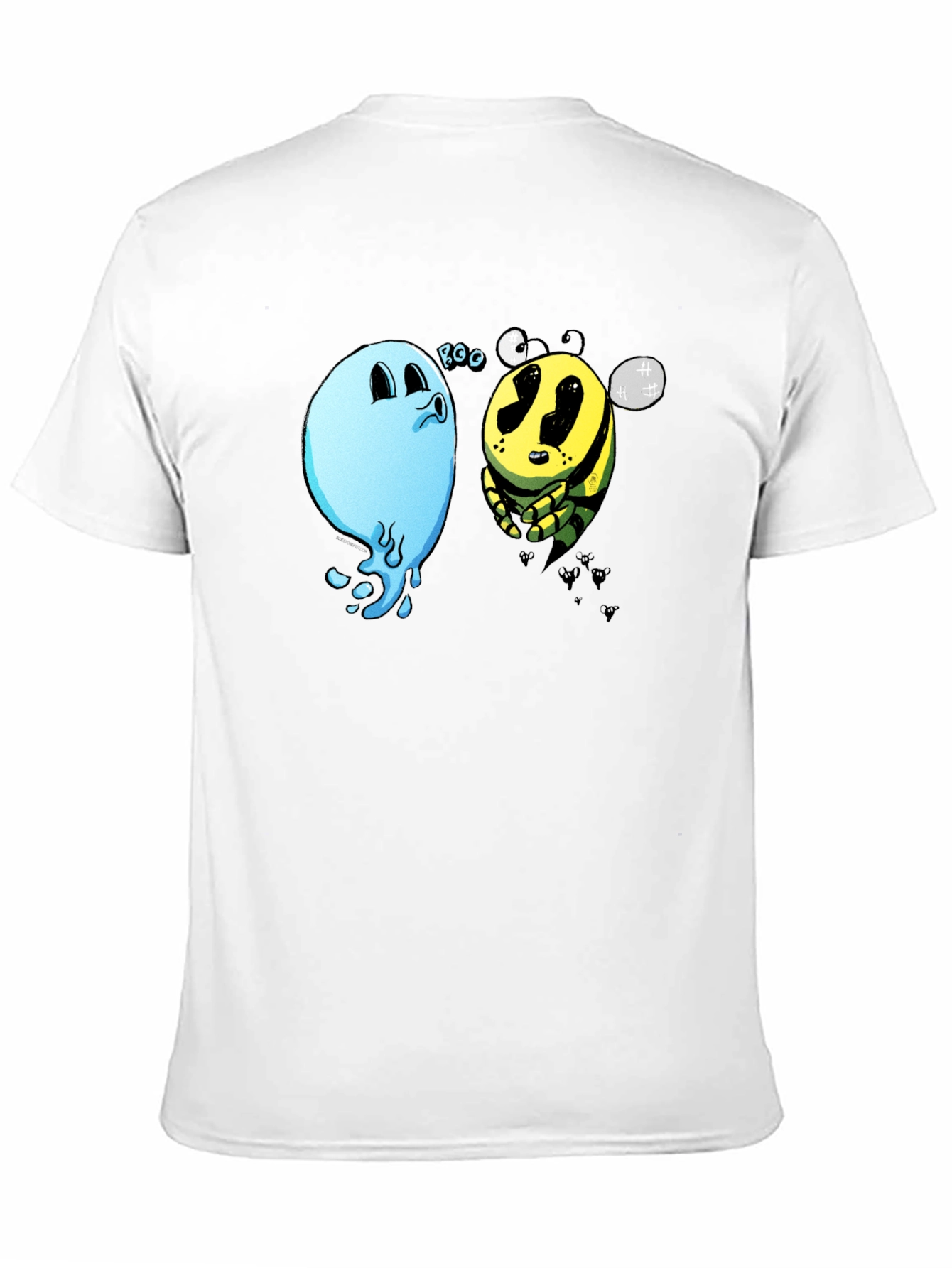 Boo Bee Black T-Shirt - Funny Cartoon Graphic Tee