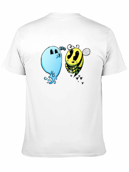Boo Bee Black T-Shirt - Funny Cartoon Graphic Tee