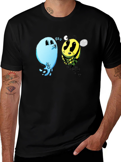 Boo Bee Black T-Shirt - Funny Cartoon Graphic Tee