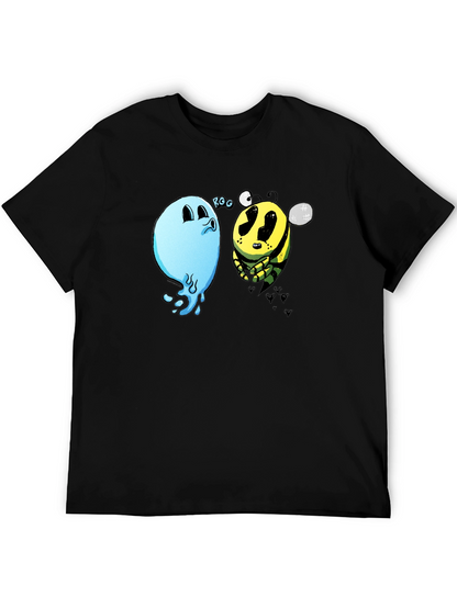 Boo Bee Black T-Shirt - Funny Cartoon Graphic Tee