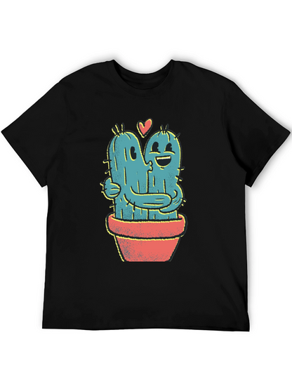Cactus Hug T-Shirt - Cute Graphic Tee