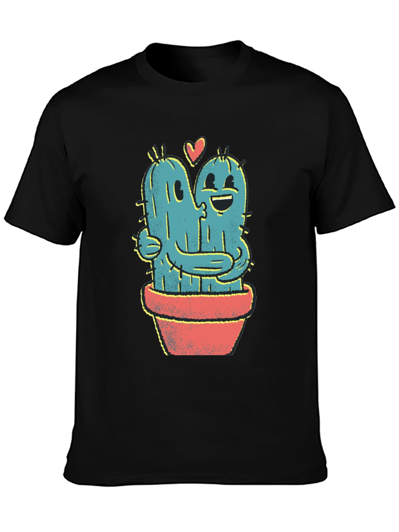 Cactus Hug T-Shirt - Cute Graphic Tee
