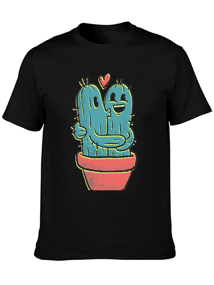 Cactus Hug T-Shirt - Cute Graphic Tee