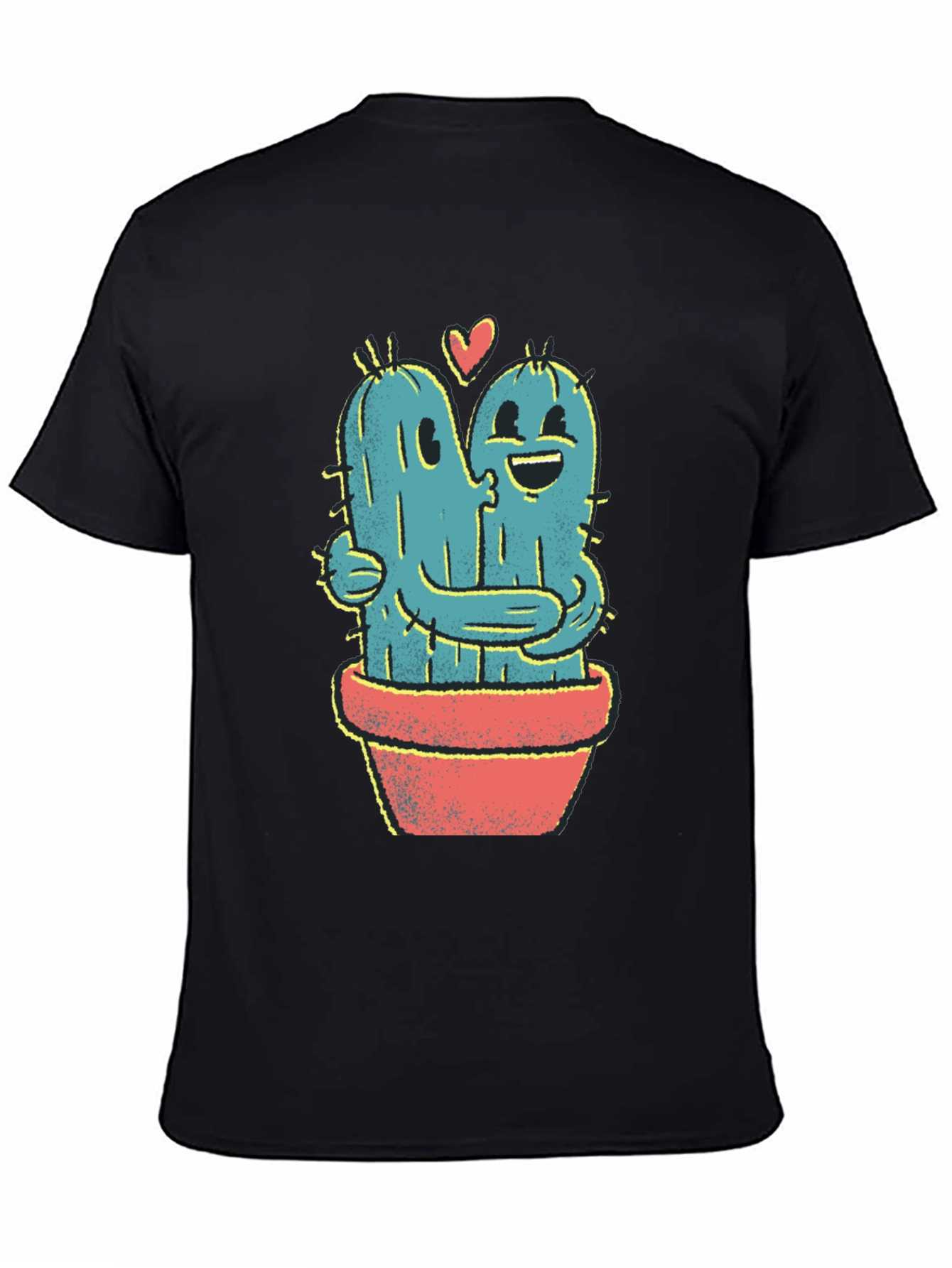 Cactus Hug T-Shirt - Cute Graphic Tee