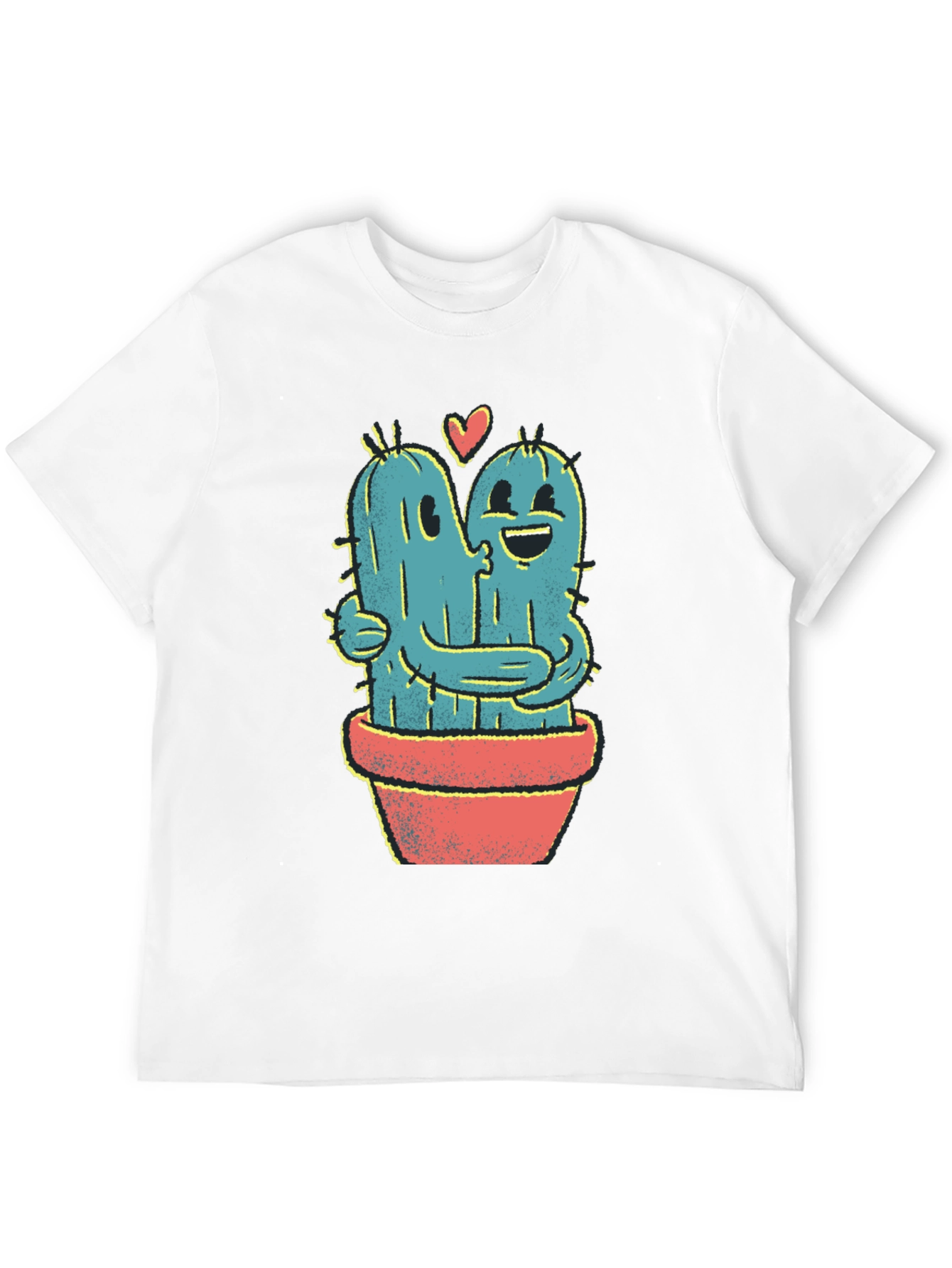 Cactus Hug T-Shirt - Cute Graphic Tee