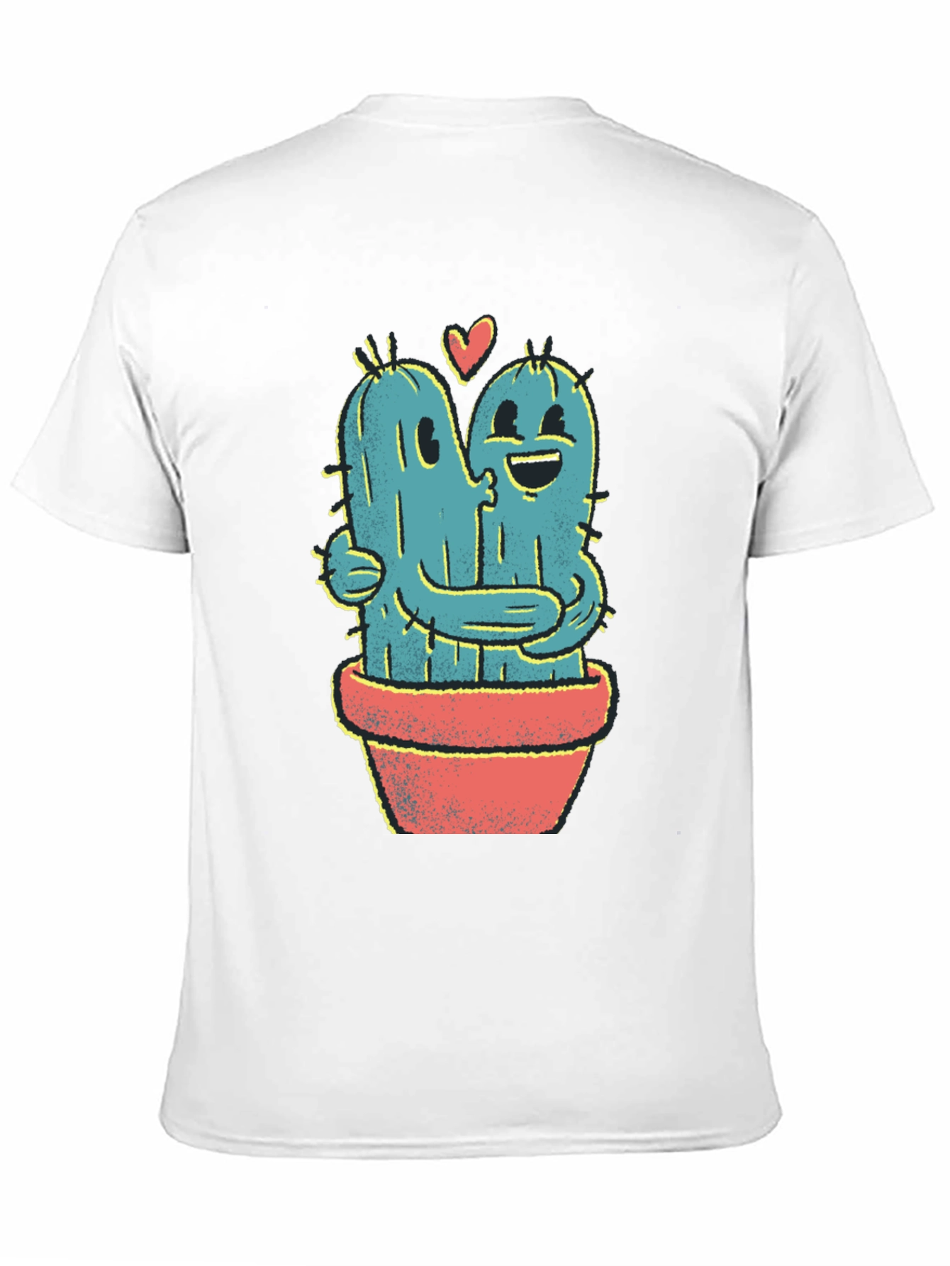 Cactus Hug T-Shirt - Cute Graphic Tee