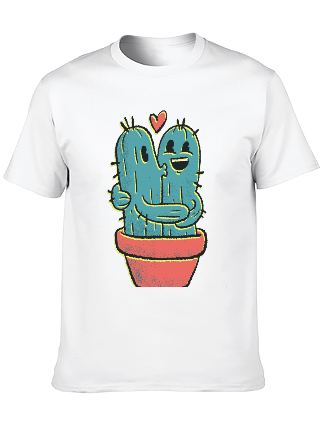 Cactus Hug T-Shirt - Cute Graphic Tee