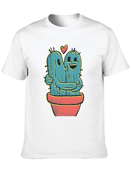 Cactus Hug T-Shirt - Cute Graphic Tee