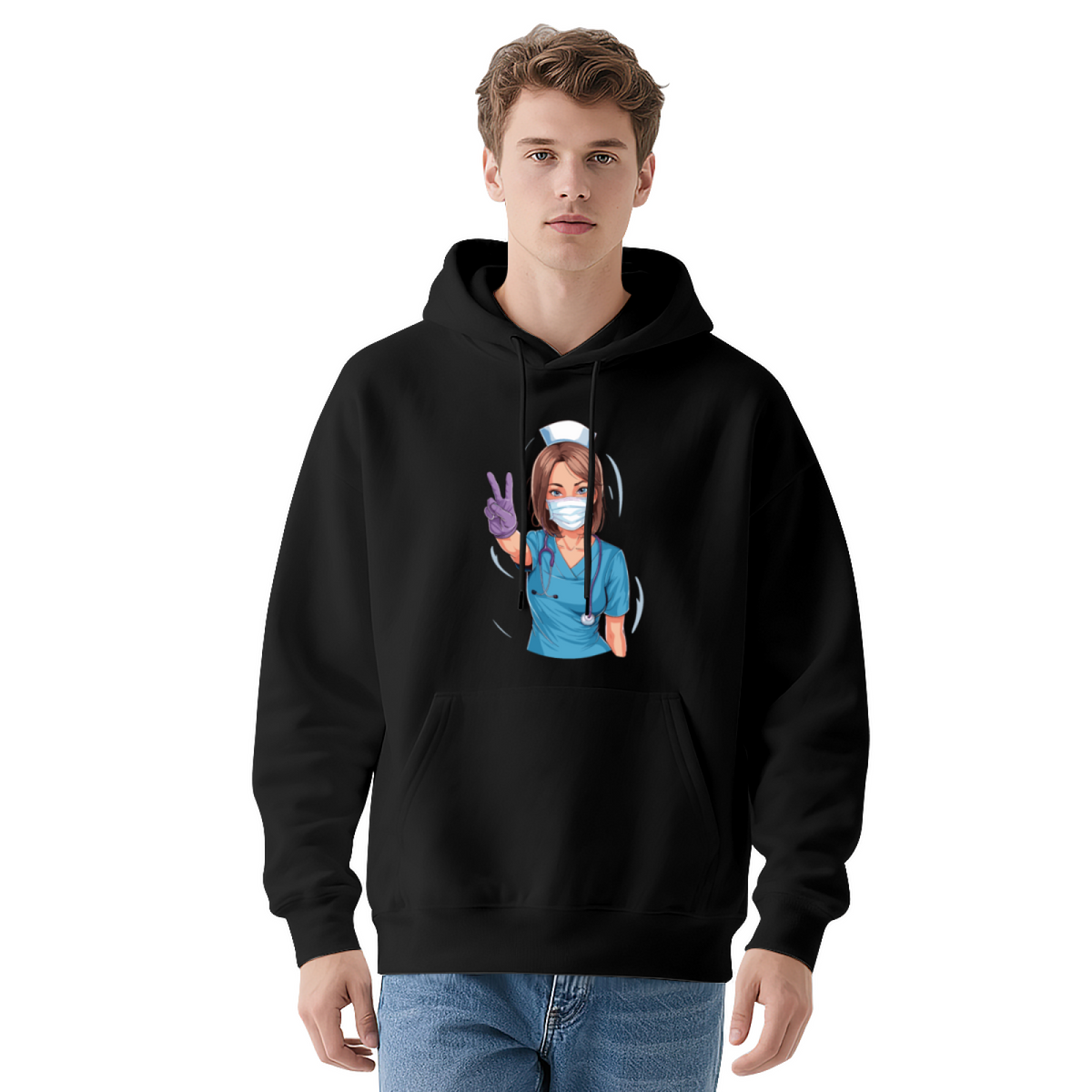 Premium Graphic Hoodie - Nurse Life