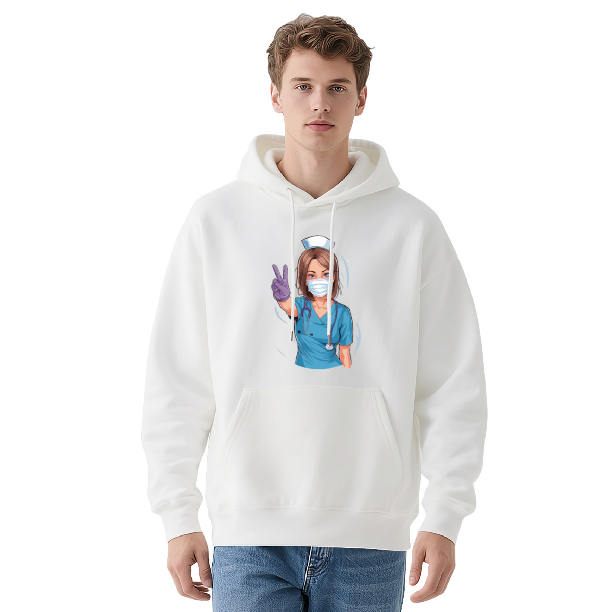 Premium Graphic Hoodie - Nurse Life