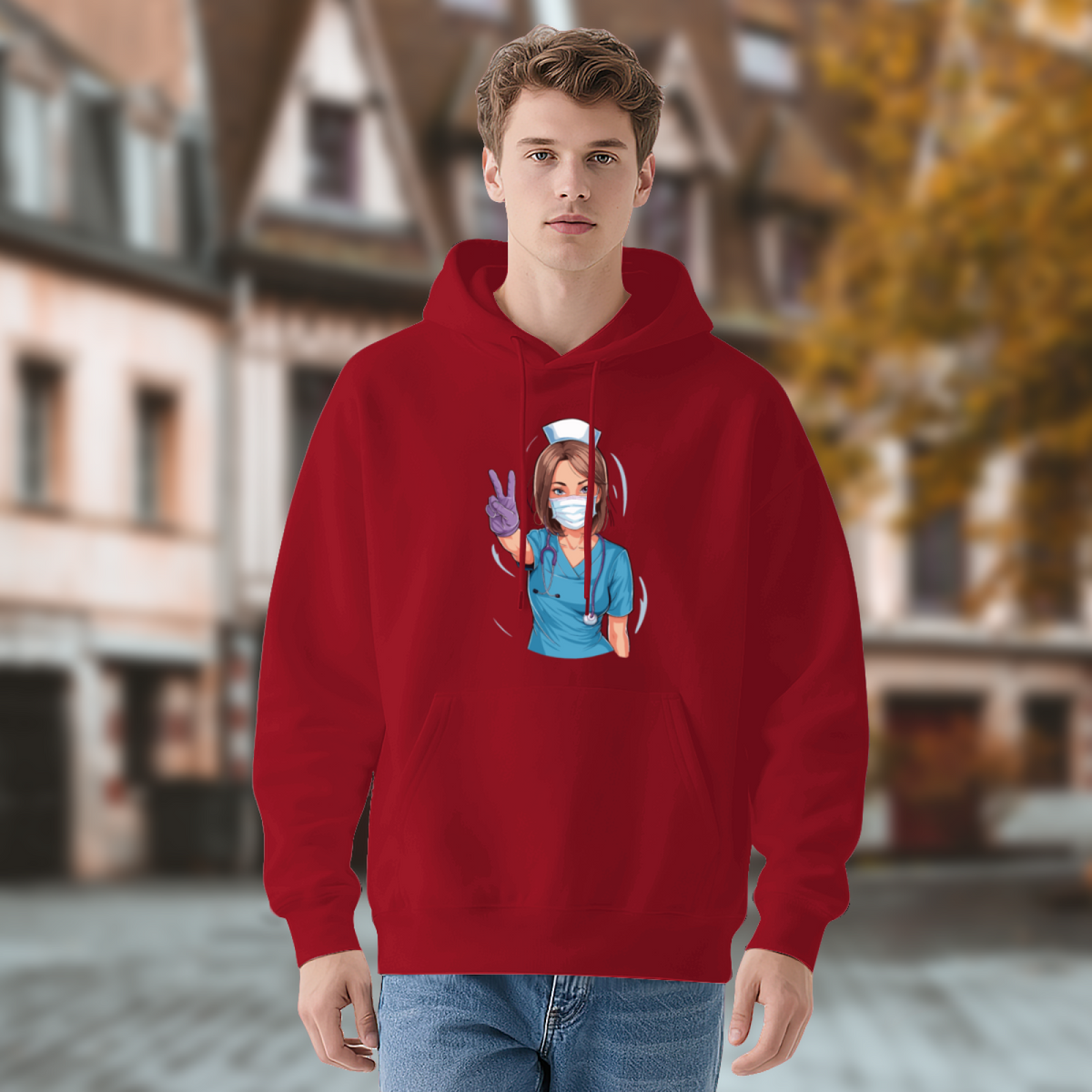 Premium Graphic Hoodie - Nurse Life
