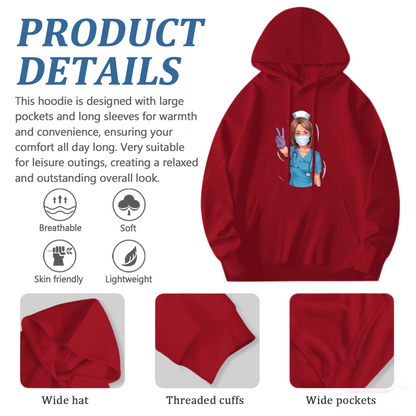 Premium Graphic Hoodie - Nurse Life