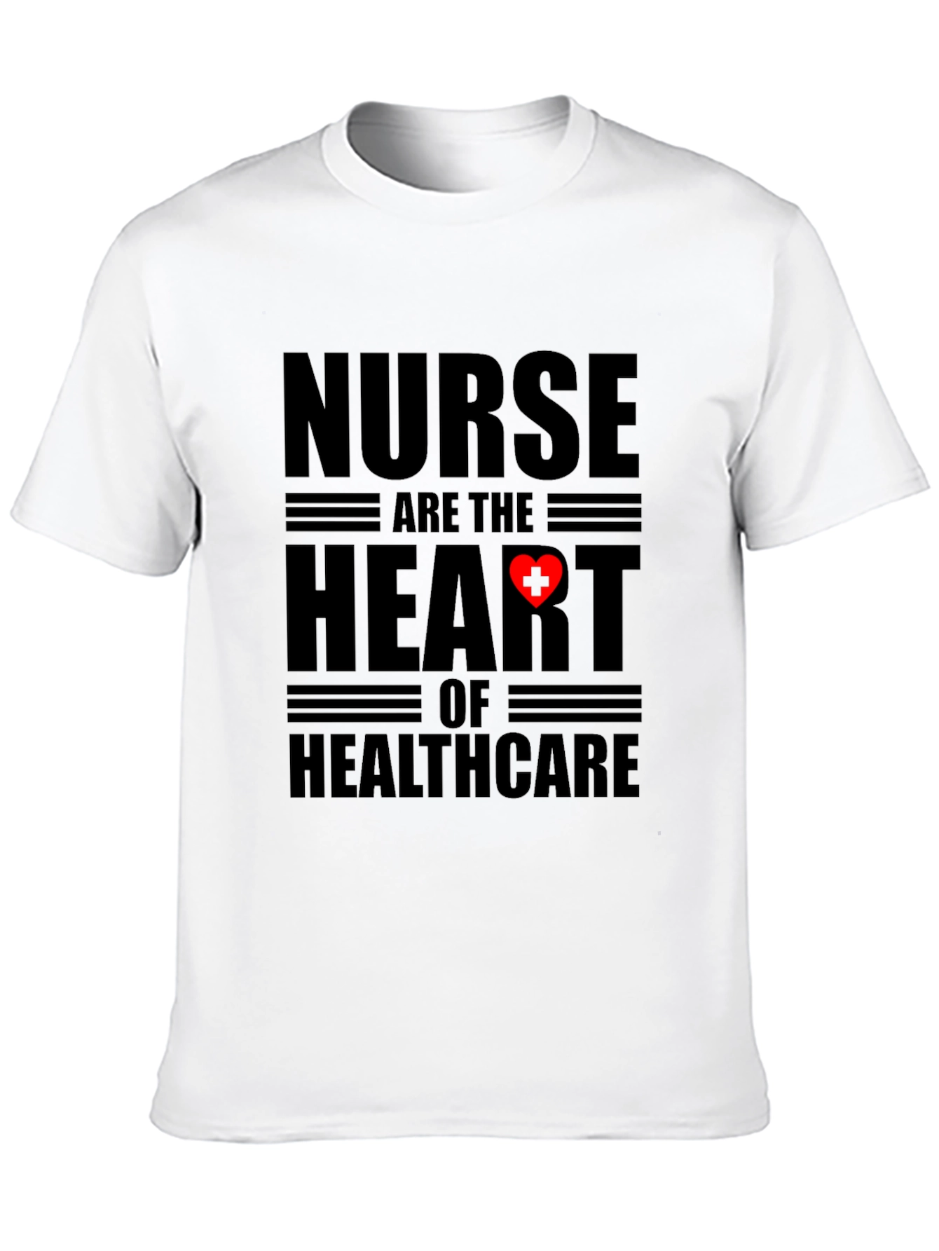 Nurse Heart of Healthcare Graphic T-Shirt