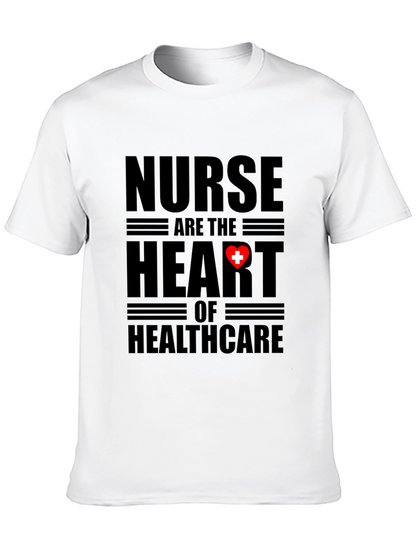 Nurse Heart of Healthcare Graphic T-Shirt