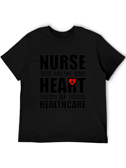 Nurse Heart of Healthcare Graphic T-Shirt