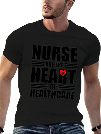 Nurse Heart of Healthcare Graphic T-Shirt