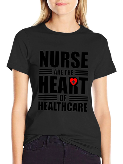 Nurse Heart of Healthcare Graphic T-Shirt
