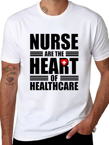 Nurse Heart of Healthcare Graphic T-Shirt