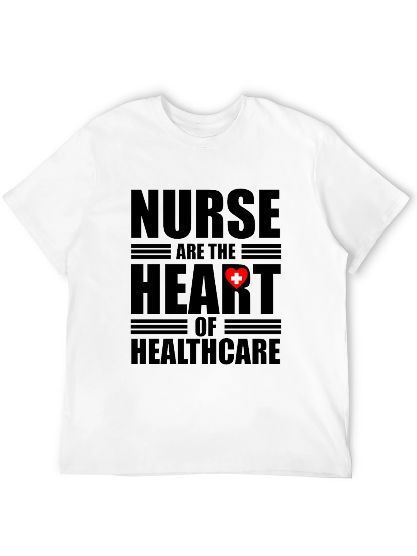 Nurse Heart of Healthcare Graphic T-Shirt