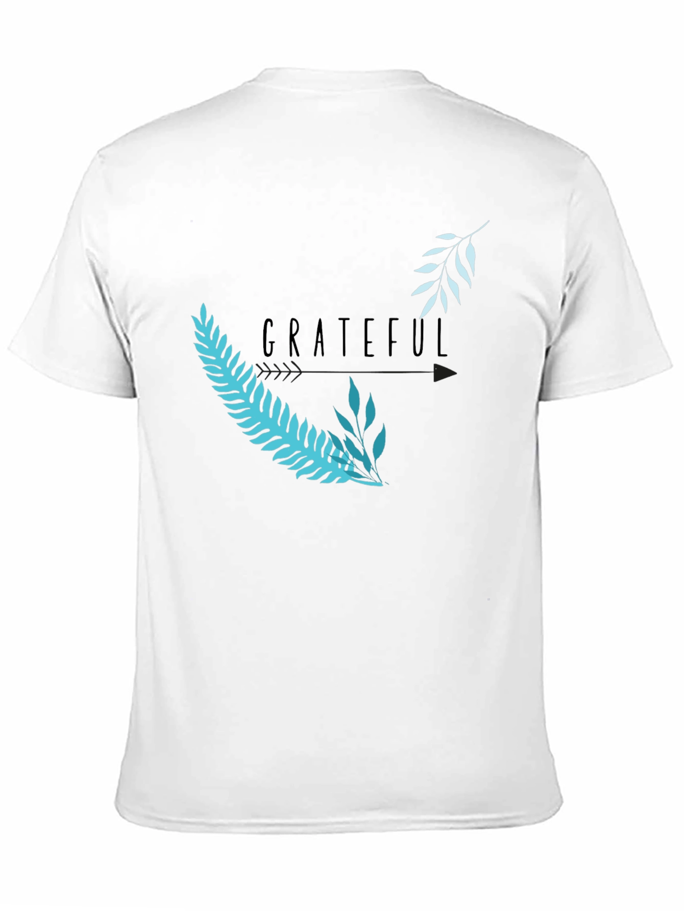 Grateful Graphic Tee - Black Casual T-Shirt