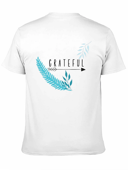 Grateful Graphic Tee - Black Casual T-Shirt