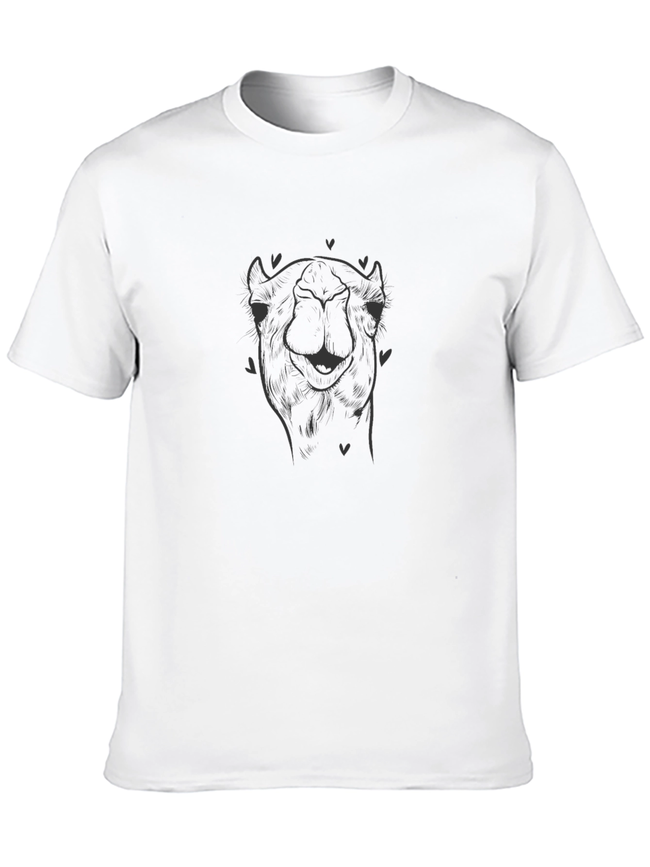 Camel Graphic T-Shirt - Soft Cotton Tee