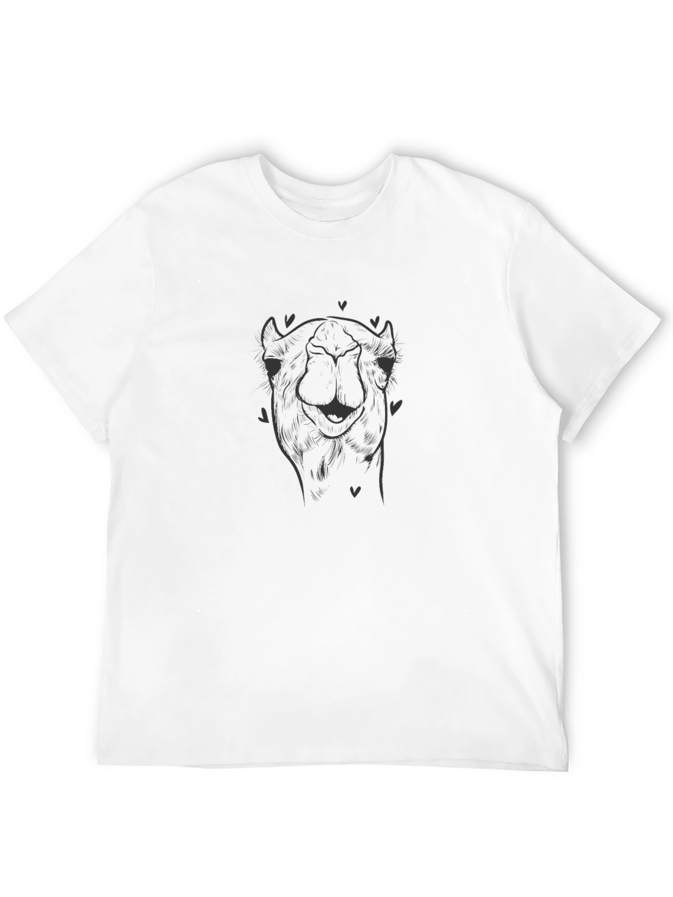 Camel Graphic T-Shirt - Soft Cotton Tee