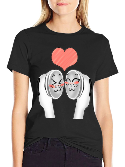 Cute Earbud Love T-Shirt