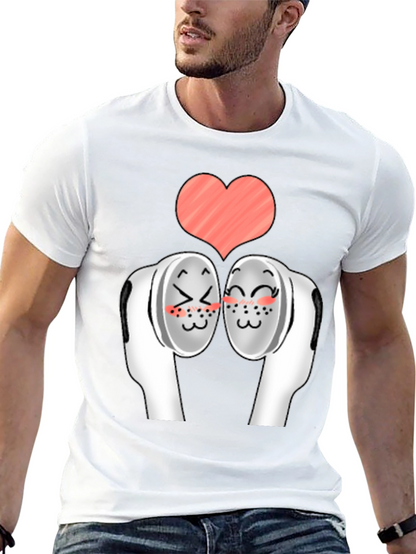 Cute Earbud Love T-Shirt