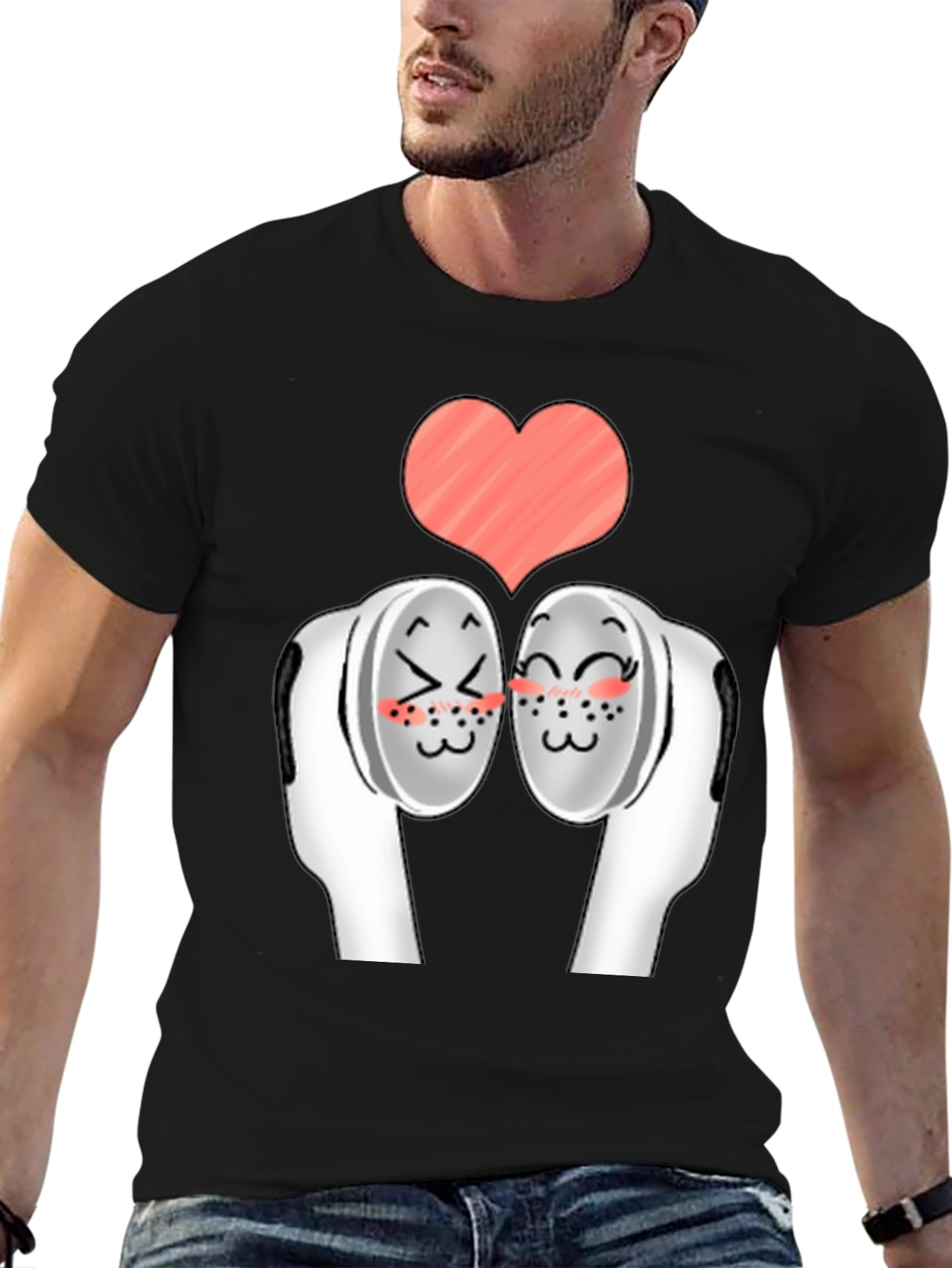 Cute Earbud Love T-Shirt