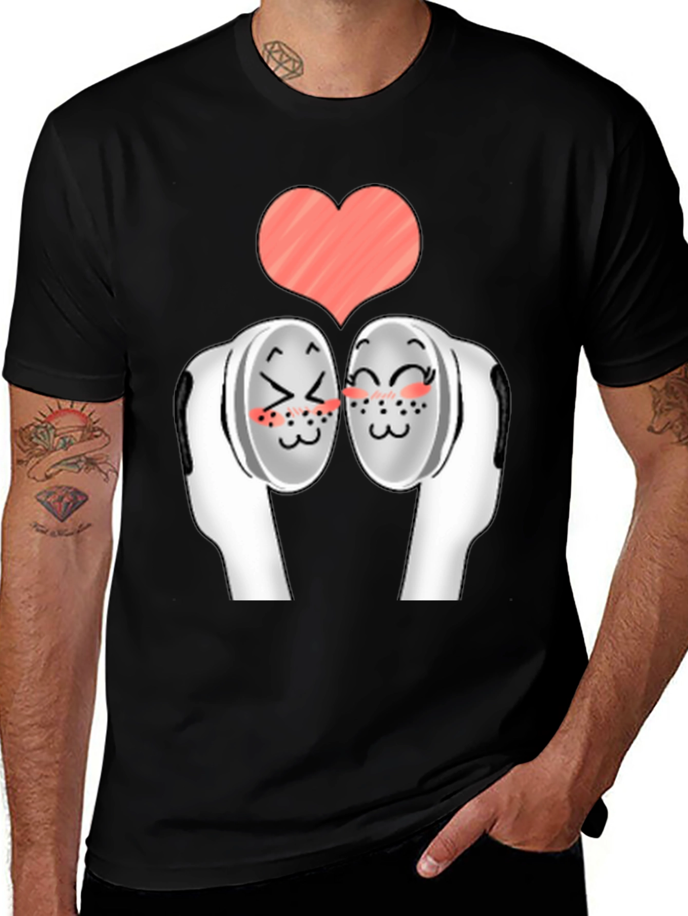 Cute Earbud Love T-Shirt