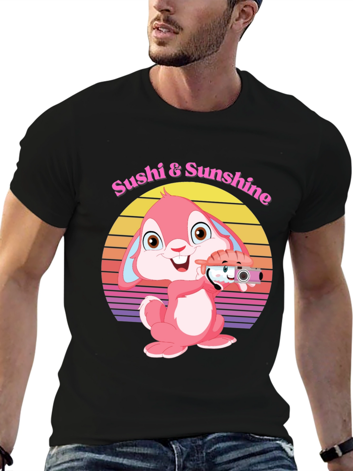 Sushi & Sunshine Bunny Graphic Tee